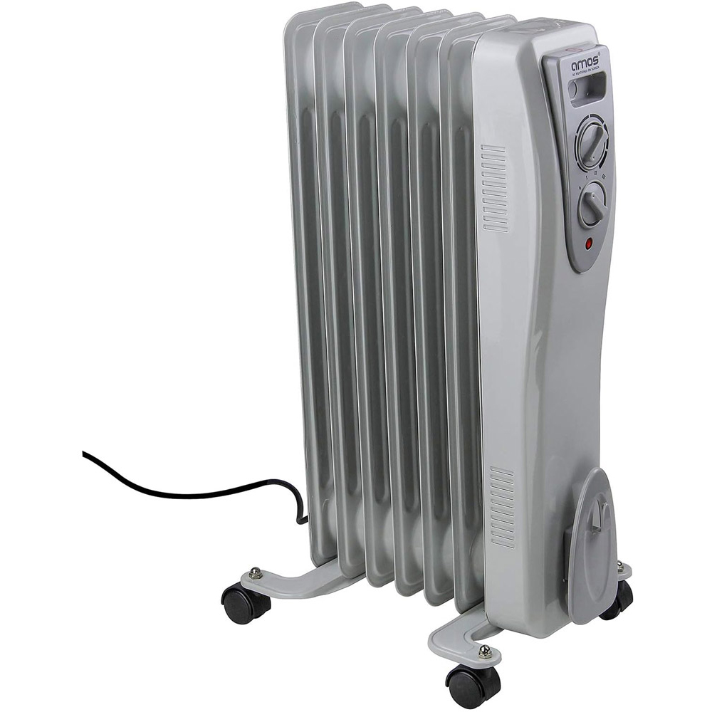 AMOS 7 Fin Oil Filled Radiator 1500W Image 1
