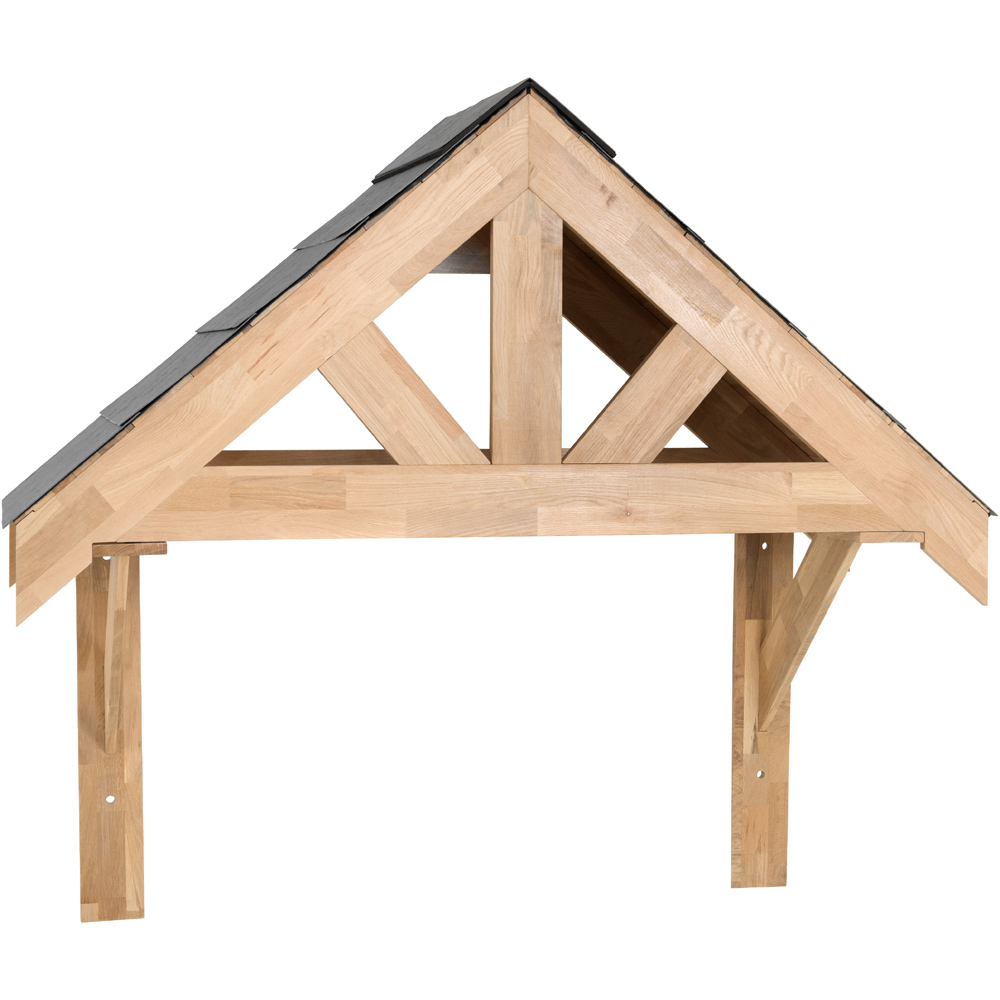 MonsterShop Solid Oak Canopy Porch Kit 1.25m Image 3