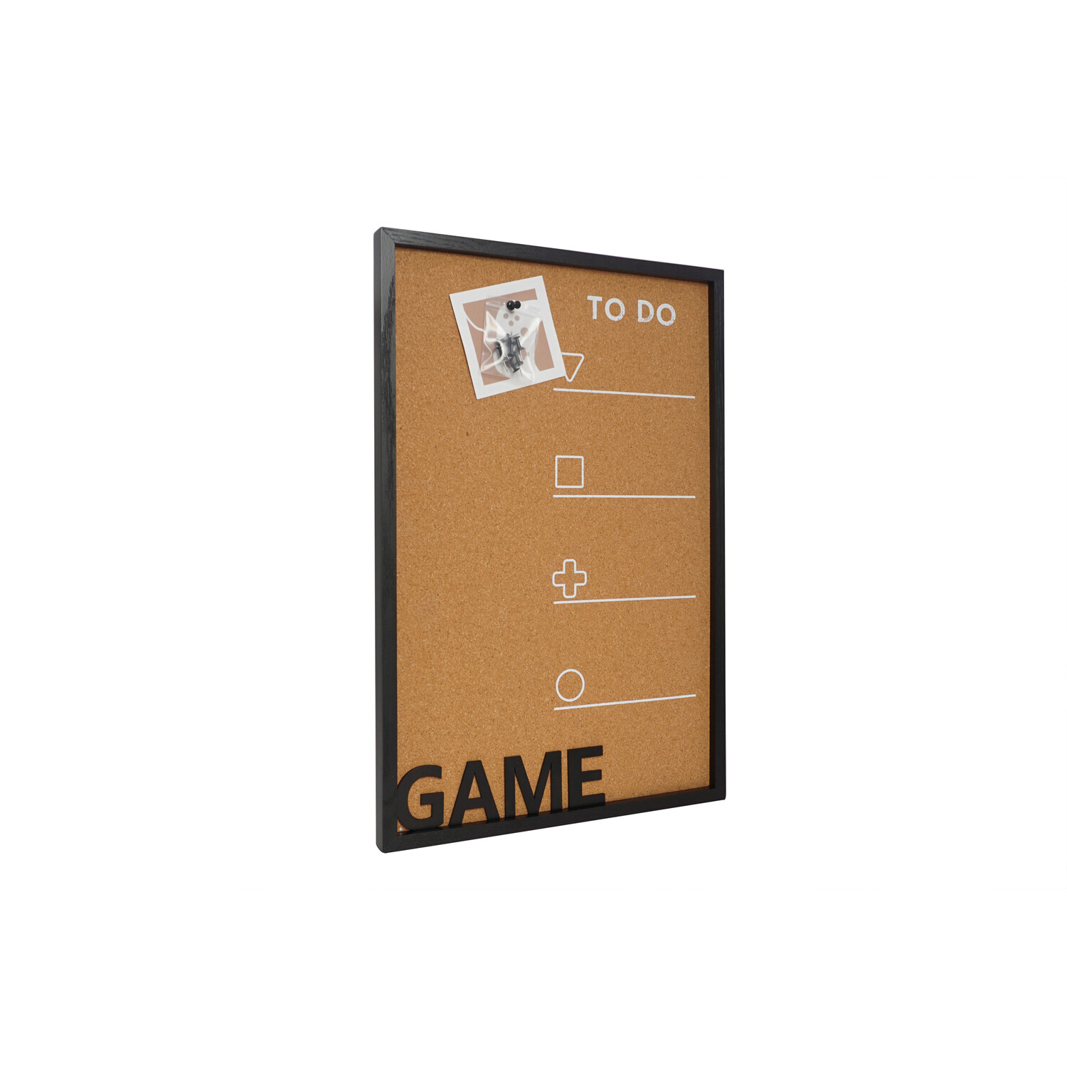 Gaming Cork Memo Board - Black Image 2