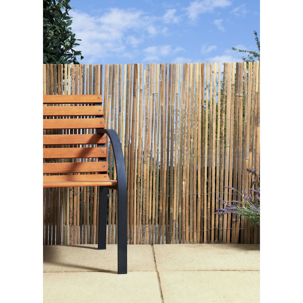 Wilko Screening Bamboo Slat 4m x 1m Image