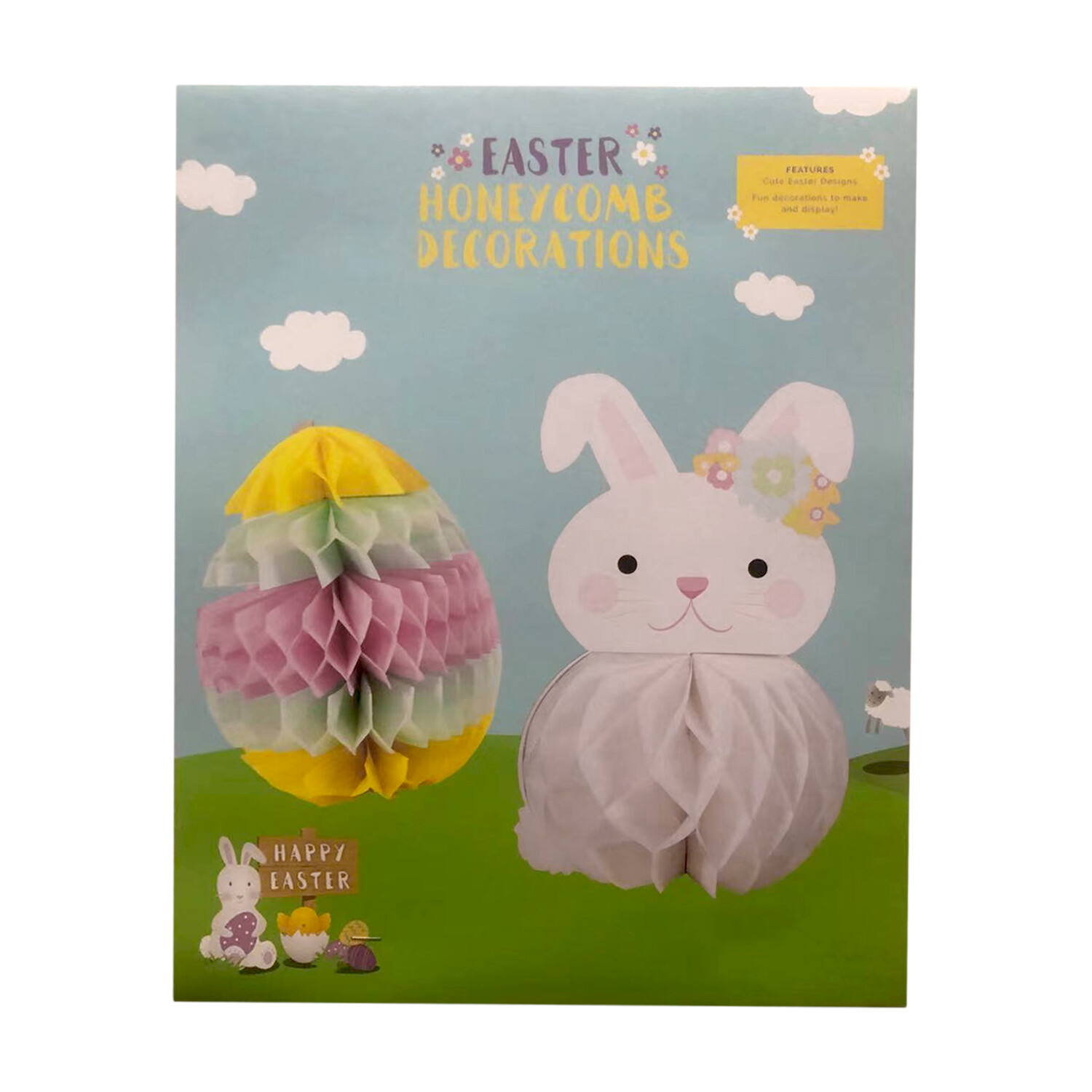 Honeycomb Easter Decorations Kit Image 2