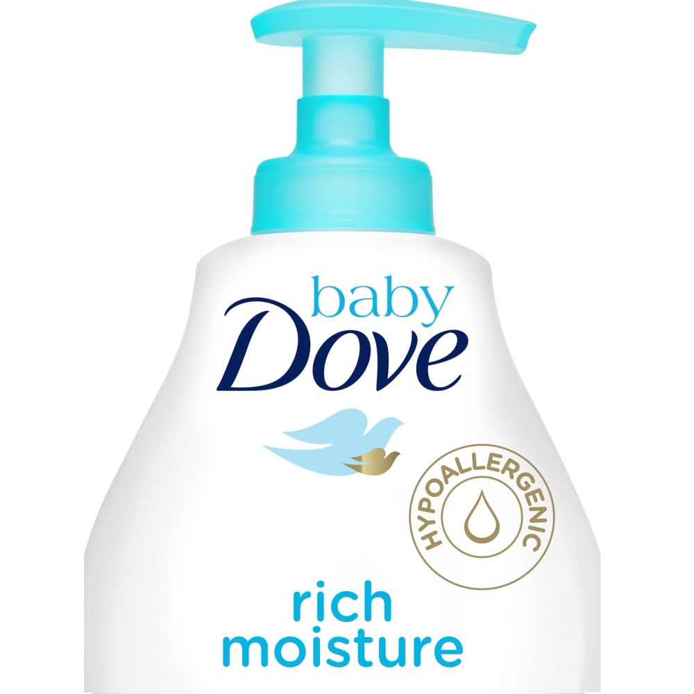 Dove Rich Moisture Head to Toe Baby Wash 200ml Image
