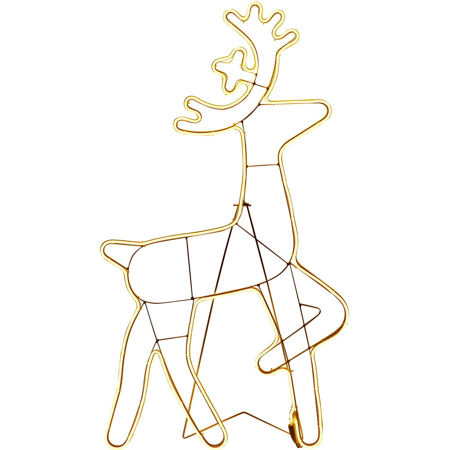Standing Reindeer Neon Rope Light Image 1