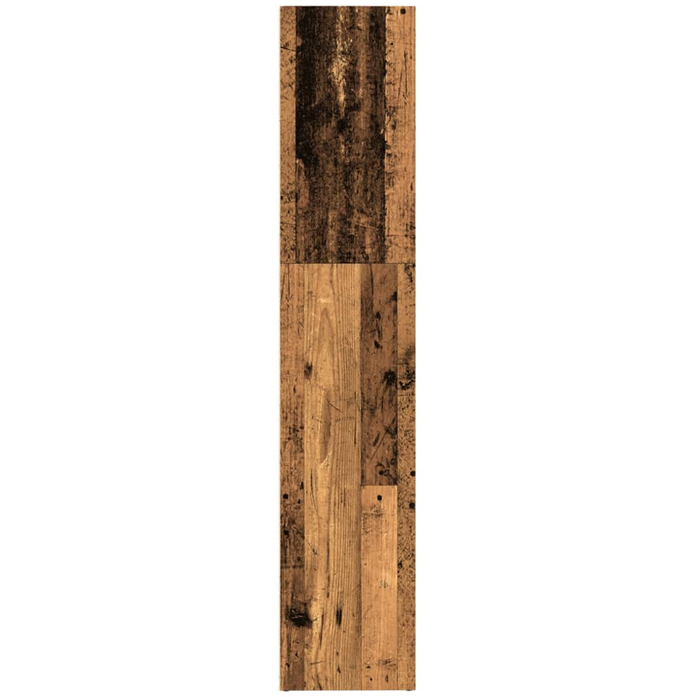 vidaXL 4 Shelf Old Wood Bookcase Image 4