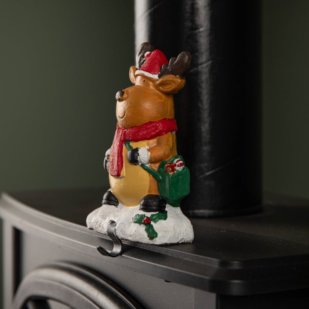 Premier Reindeer Christmas Stocking Hanger 13cm Image 6