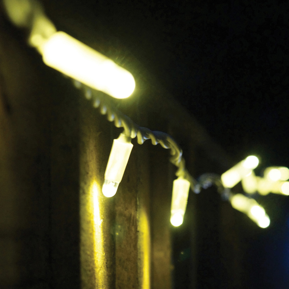 Eagle Connect Warm White LED White String Light 65m Image 3