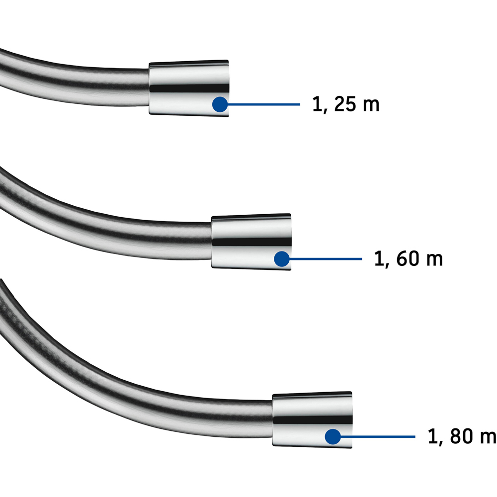 Duravit Chrome Shower Hose 1800mm Image 9