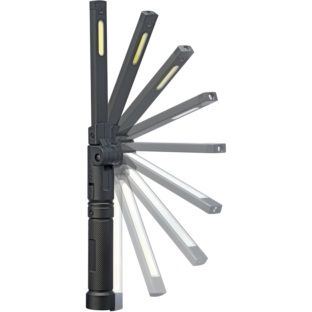 Draper Expert 8W 800 Lumens COB SMD LED Rechargeable Folding Slim Light Image 4