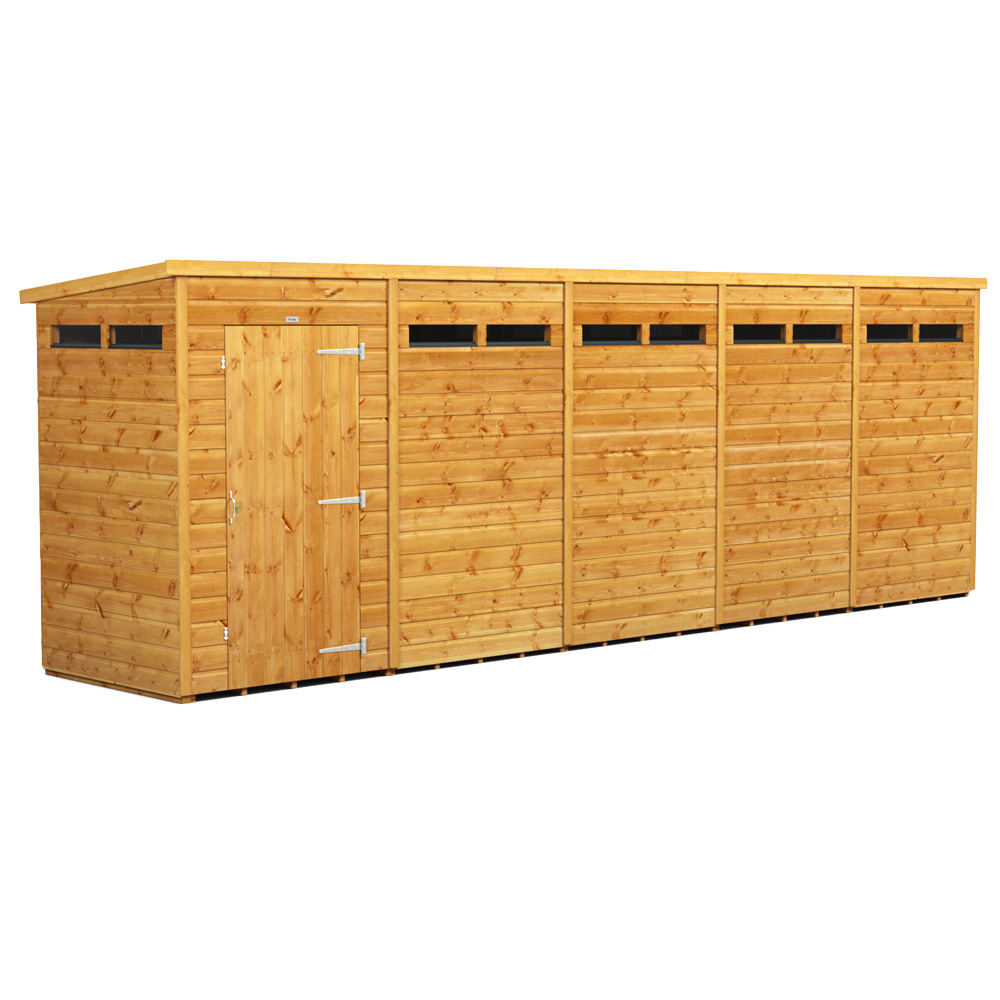 Power Sheds 20 x 4ft Pent Security Shed Image 1
