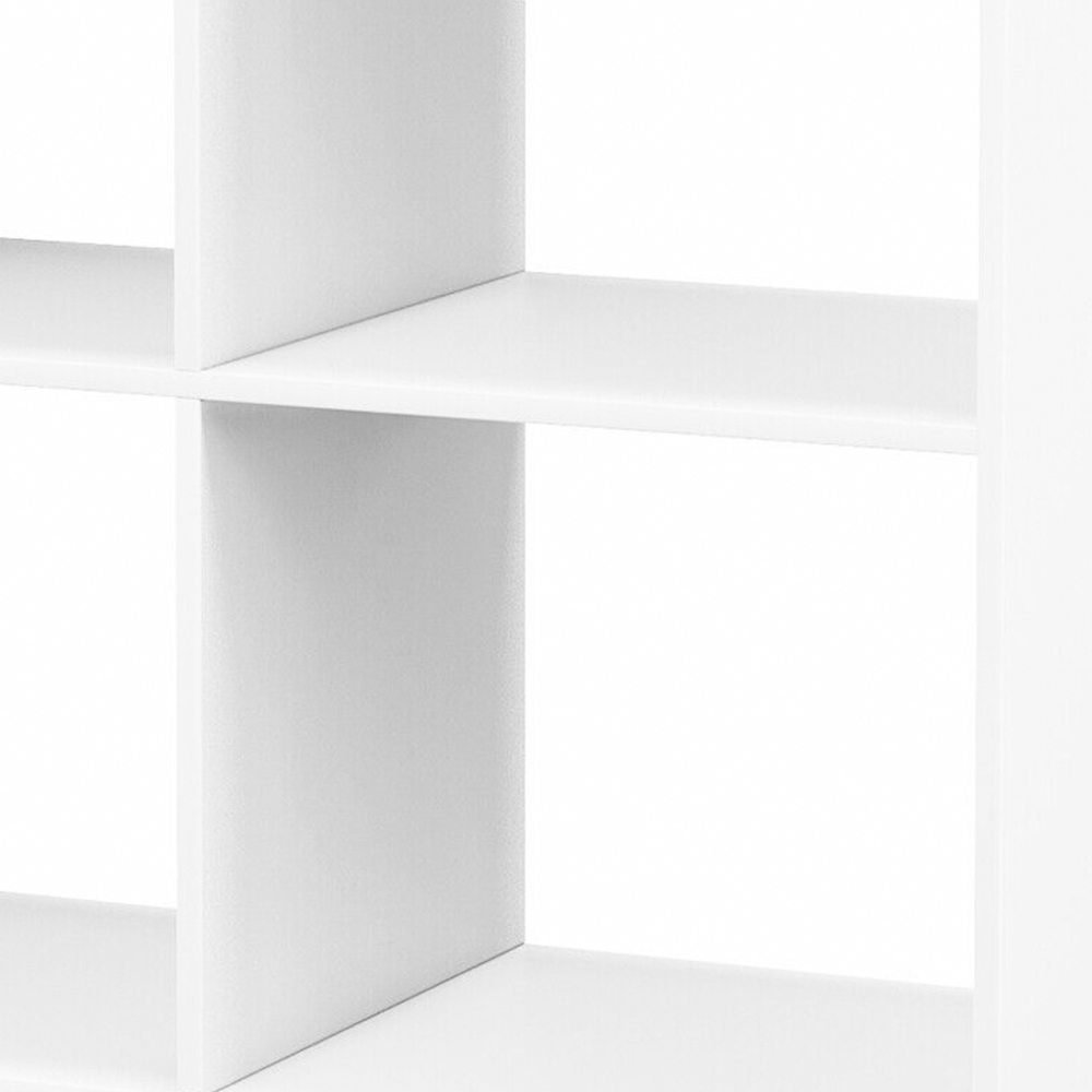 Costway 4 Shelf White Bookcase Image 4