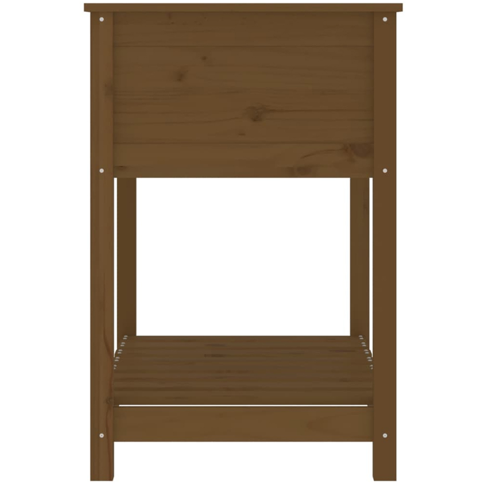 vidaXL Brown Solid Pine Raised Garden Planter 82.5 x 54 x 81cm Image 5
