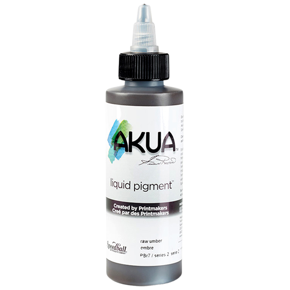Speedball Akua Raw Umber Liquid Pigment 118ml Image