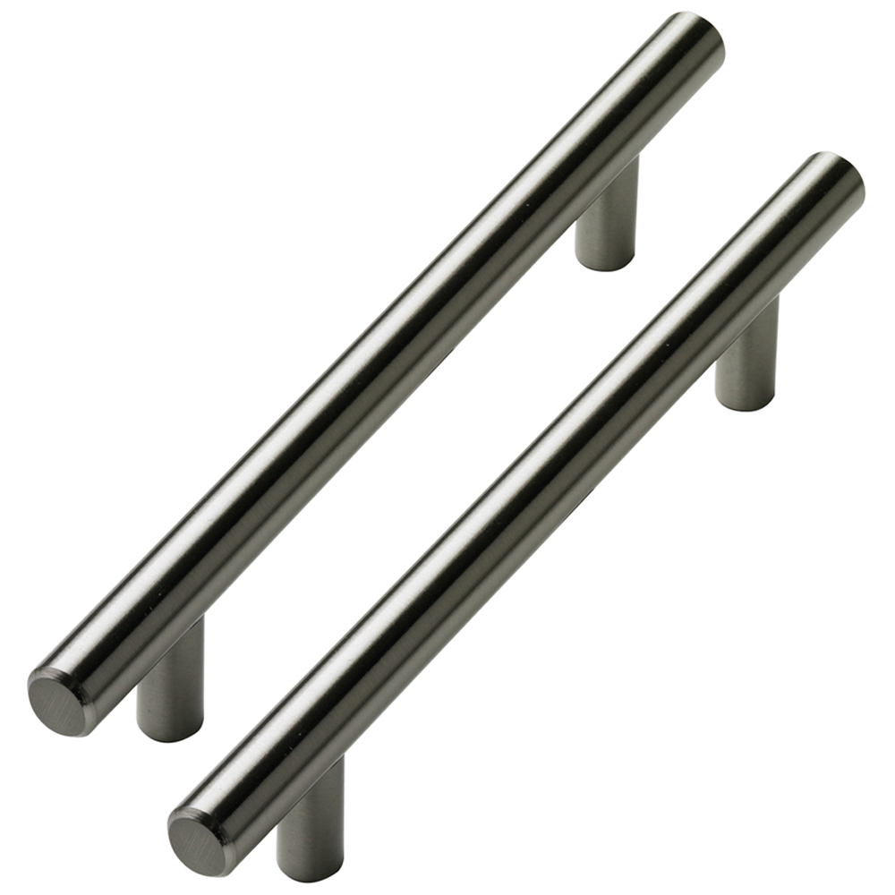 Kitchen Kit Stainless Steel T-Bar Handle 2 Pack Image 1