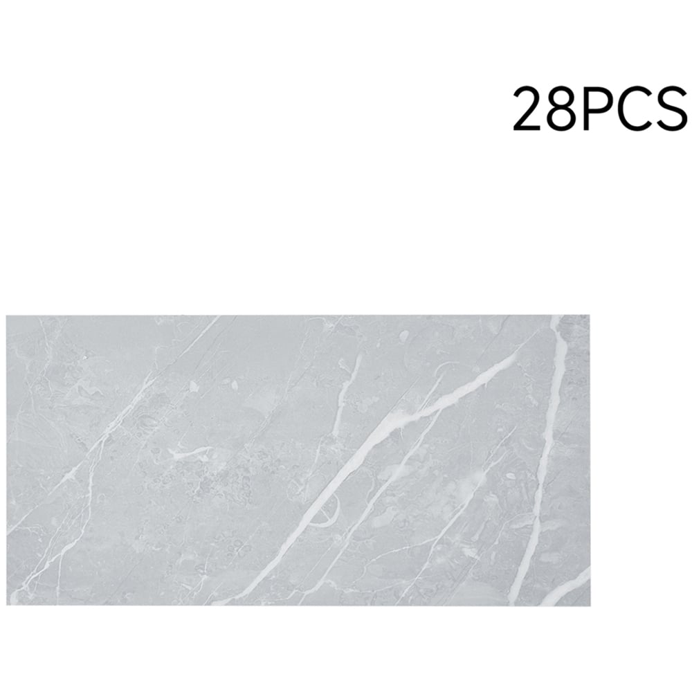 Living and Home PVC Grey Stone Effect Self Adhesive Waterproof PVC Flooring Plank 28 Pack Image 2
