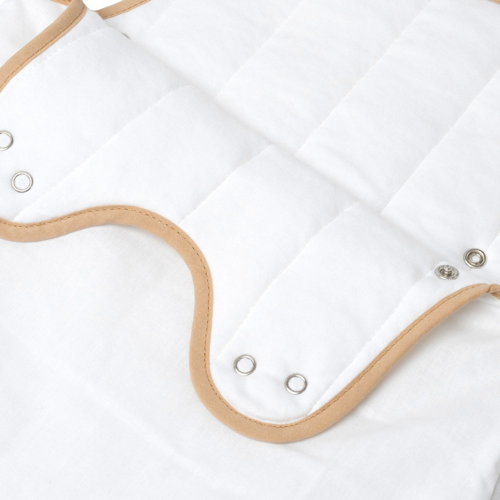 Clair de Lune Baby White Organic Sleeping Bag Image 3