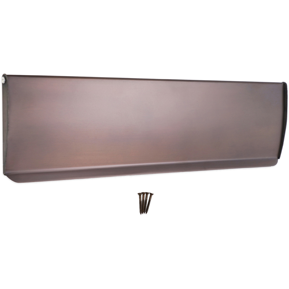 Spira Brass Aged Bronze Small Letter Tidy Flap 275 x 80mm Image 3