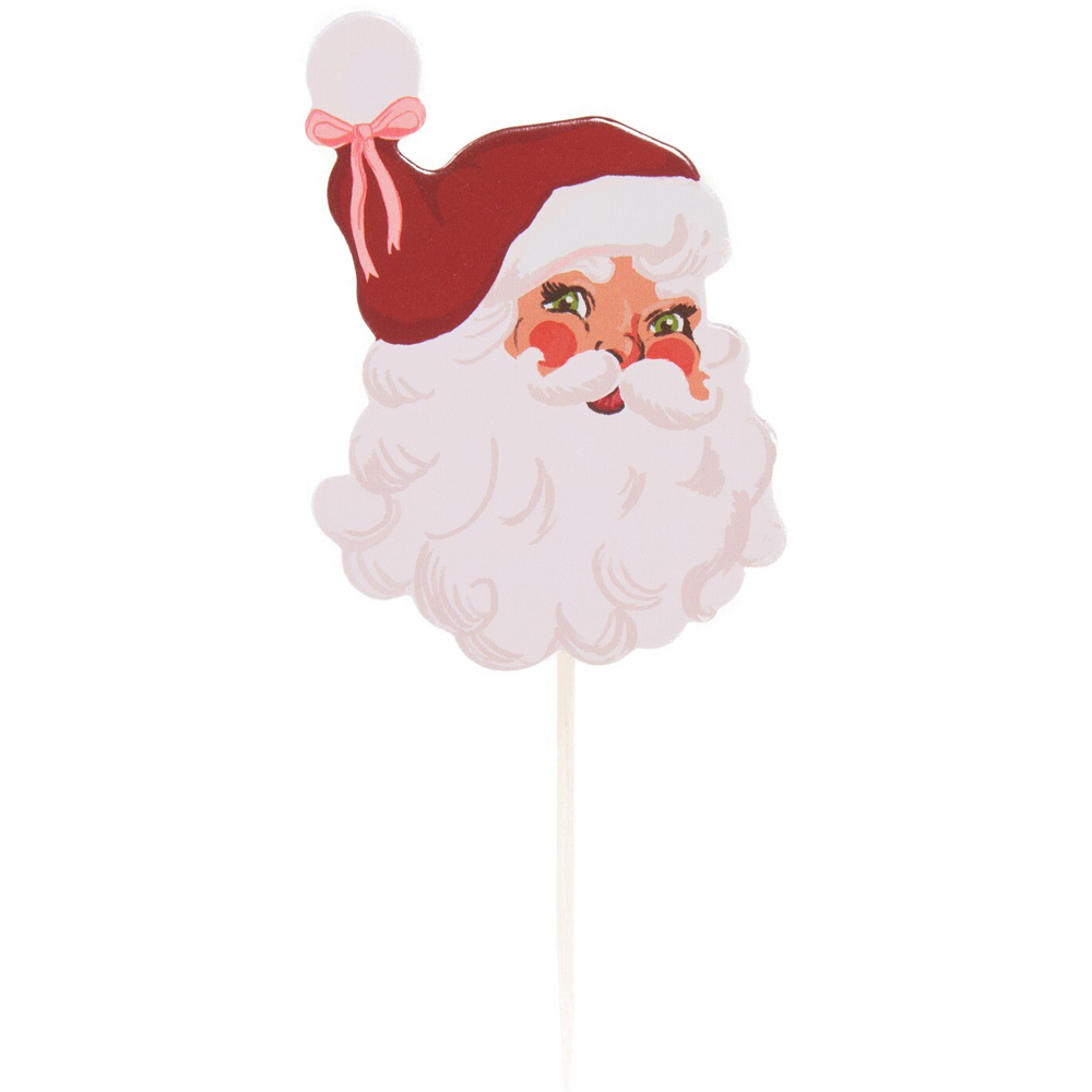 48 Piece Christmas Cupcake Cases and Toppers Image 2