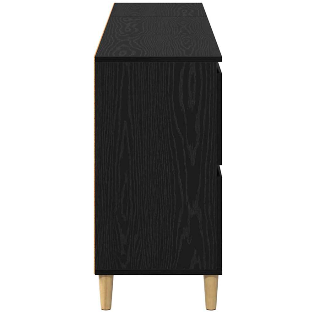 vidaXL 4 Door Compact Sideboard Set of 3 Image 6