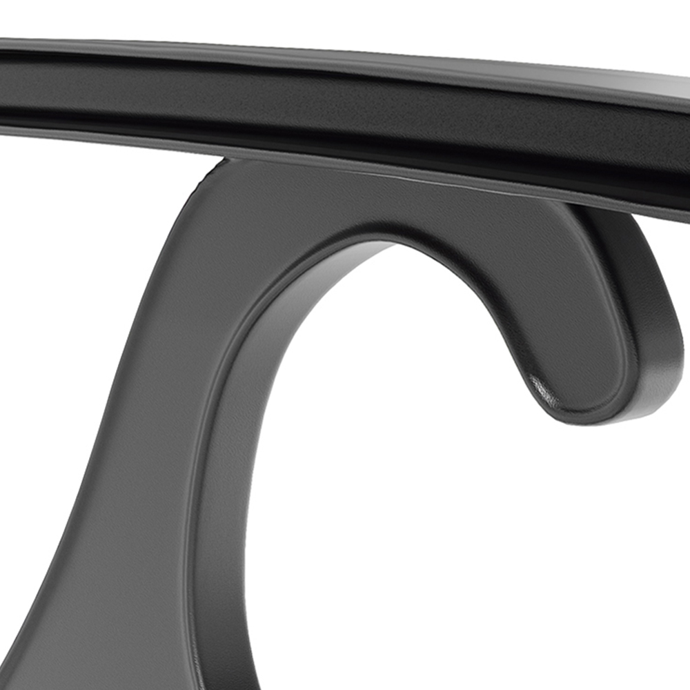 Living and Home Dark Grey Curved Door and Window Canopy 2.0 x 0.8m Image 4