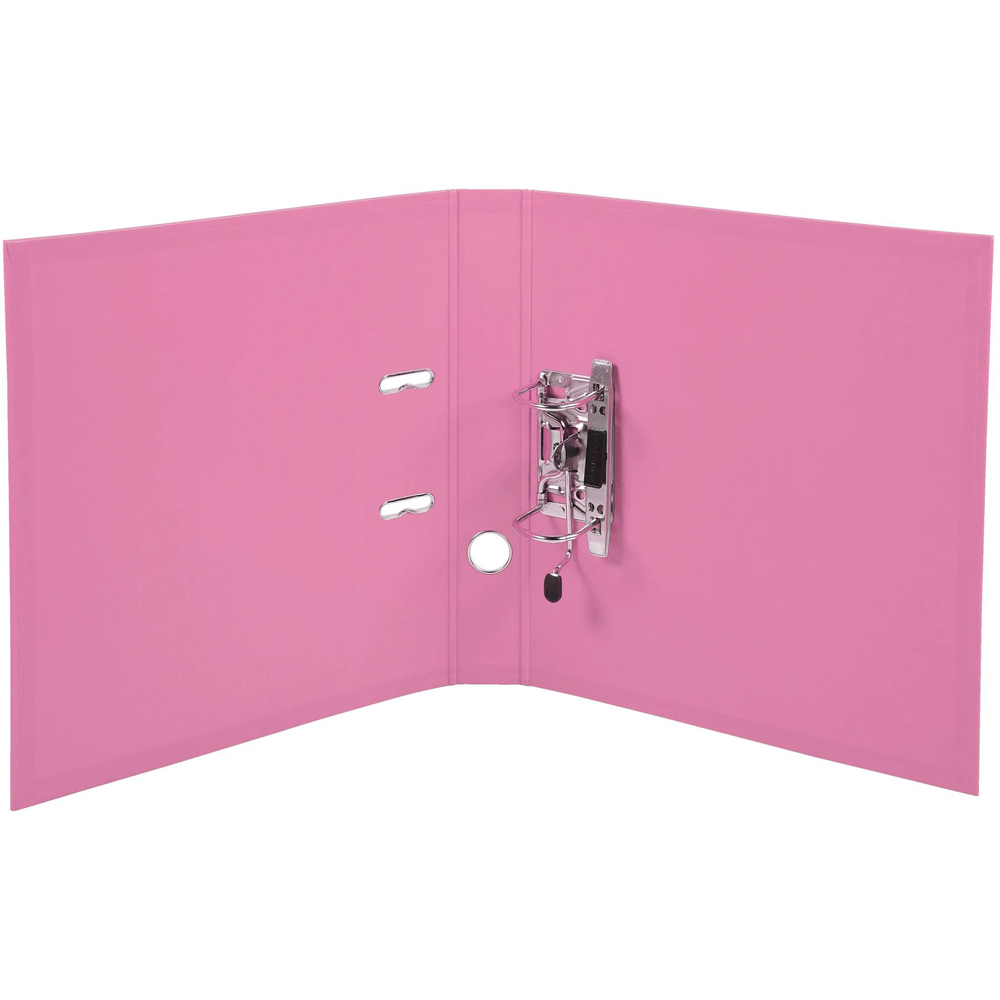 Exacompta PremTouch A4 Pink PVC Lever Arch File 10 Pack Image 2