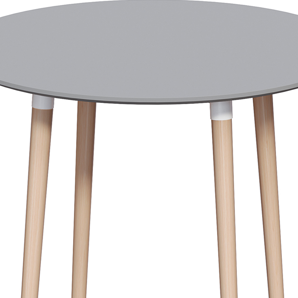 Vida Designs Batley 4 Seater Round Dining Table Grey Image 3