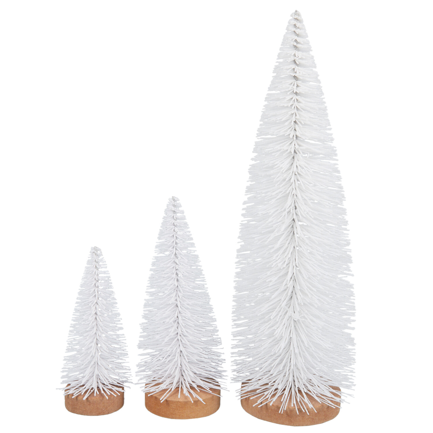 Silver and White LED Ceramic House and Tree Set - Silver and White Image 6
