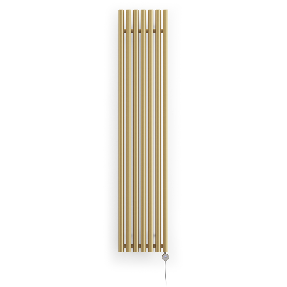 Terma Rolo Room Brass Electric Radiator Bluetooth 800W 1800 x 370mm Image 3