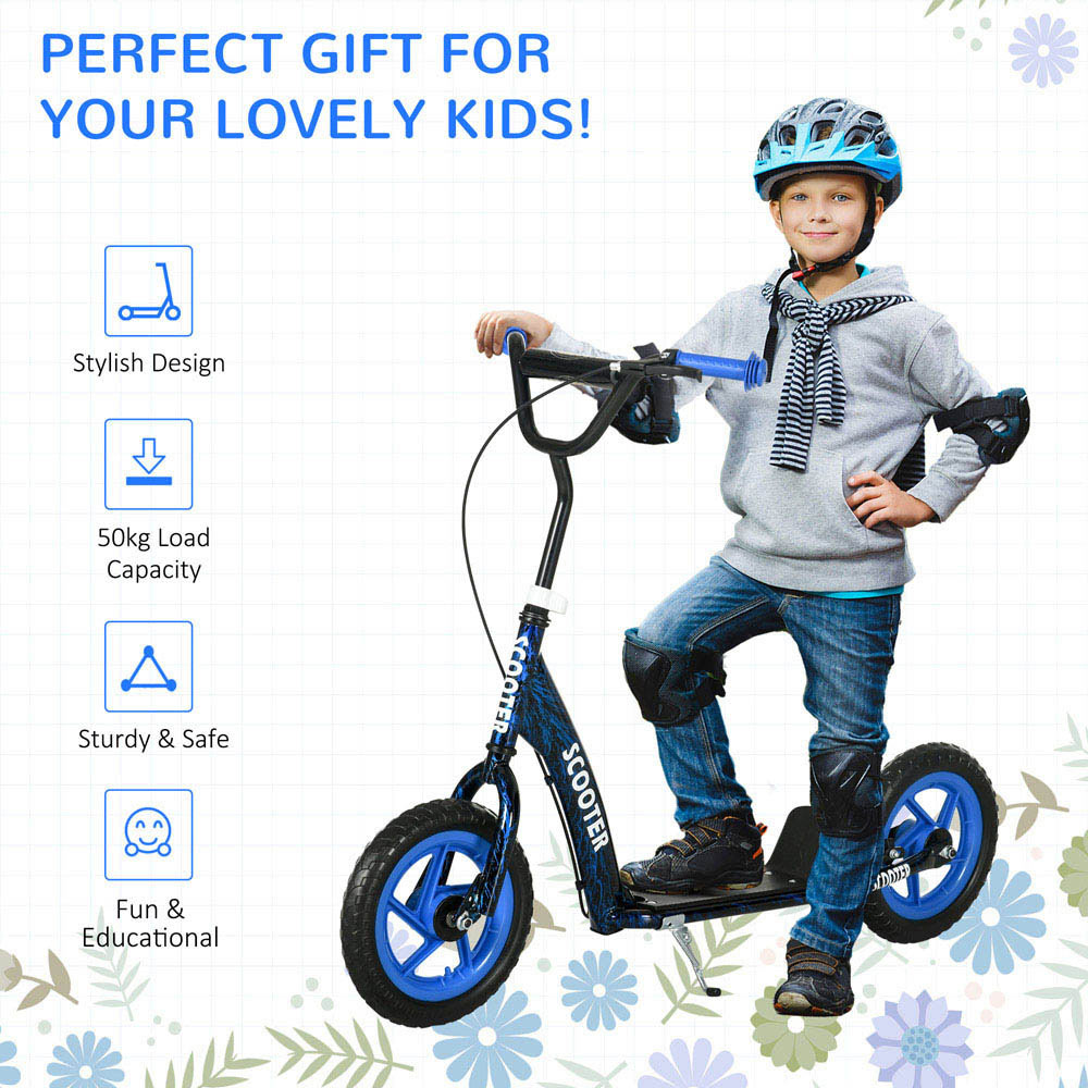 Tommy Toys AIYAPLAY Blue Adjustable Handlebar Kids Kick Scooter Image 7