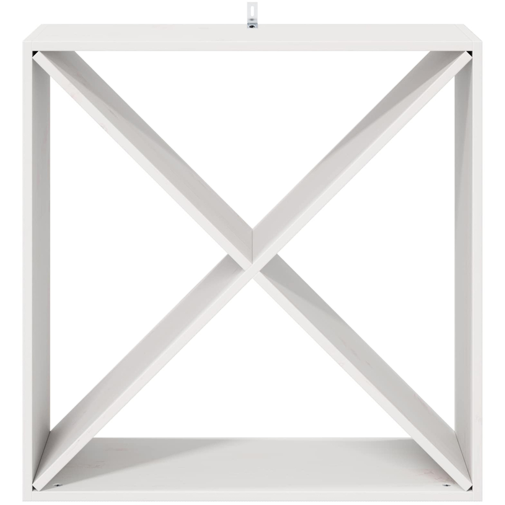 vidaXL 4 Shelf White Freestanding Wine Rack Set of 4 Image 3