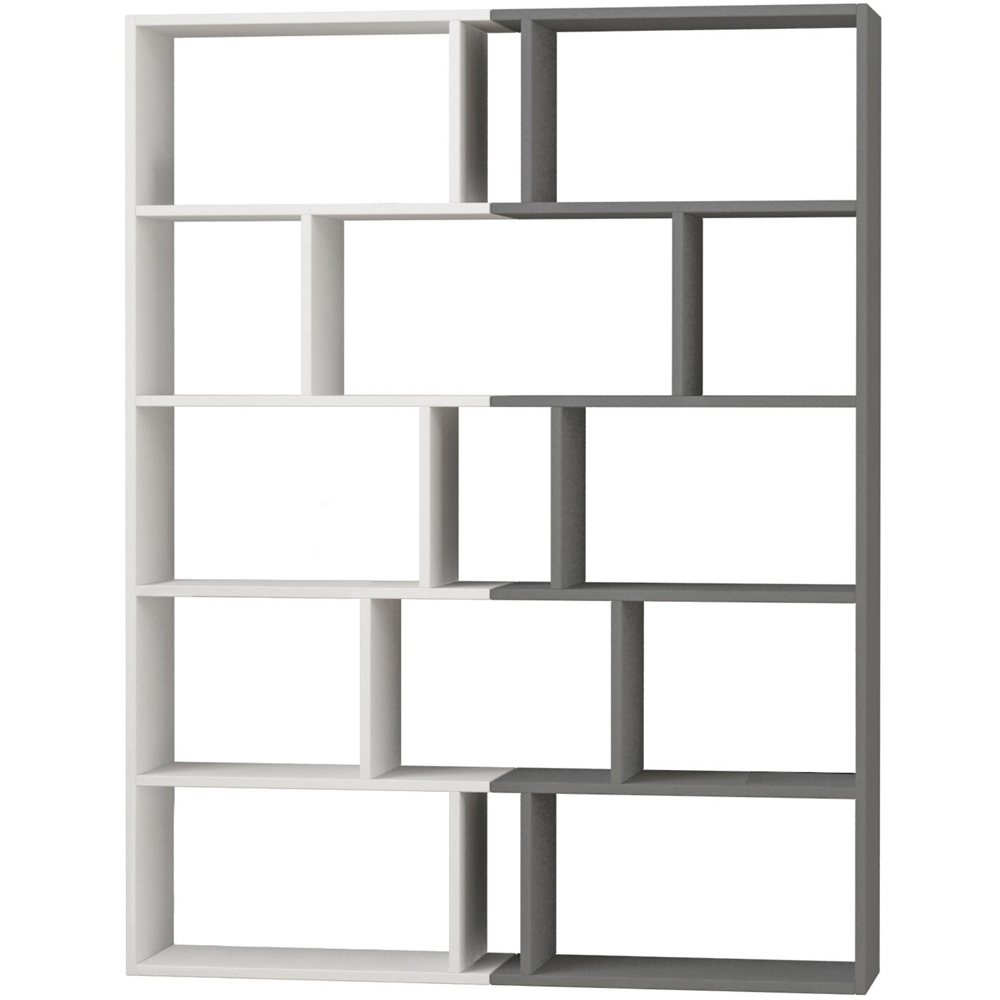 Decortie Tapi White Bookcase Set of 2 Image 2