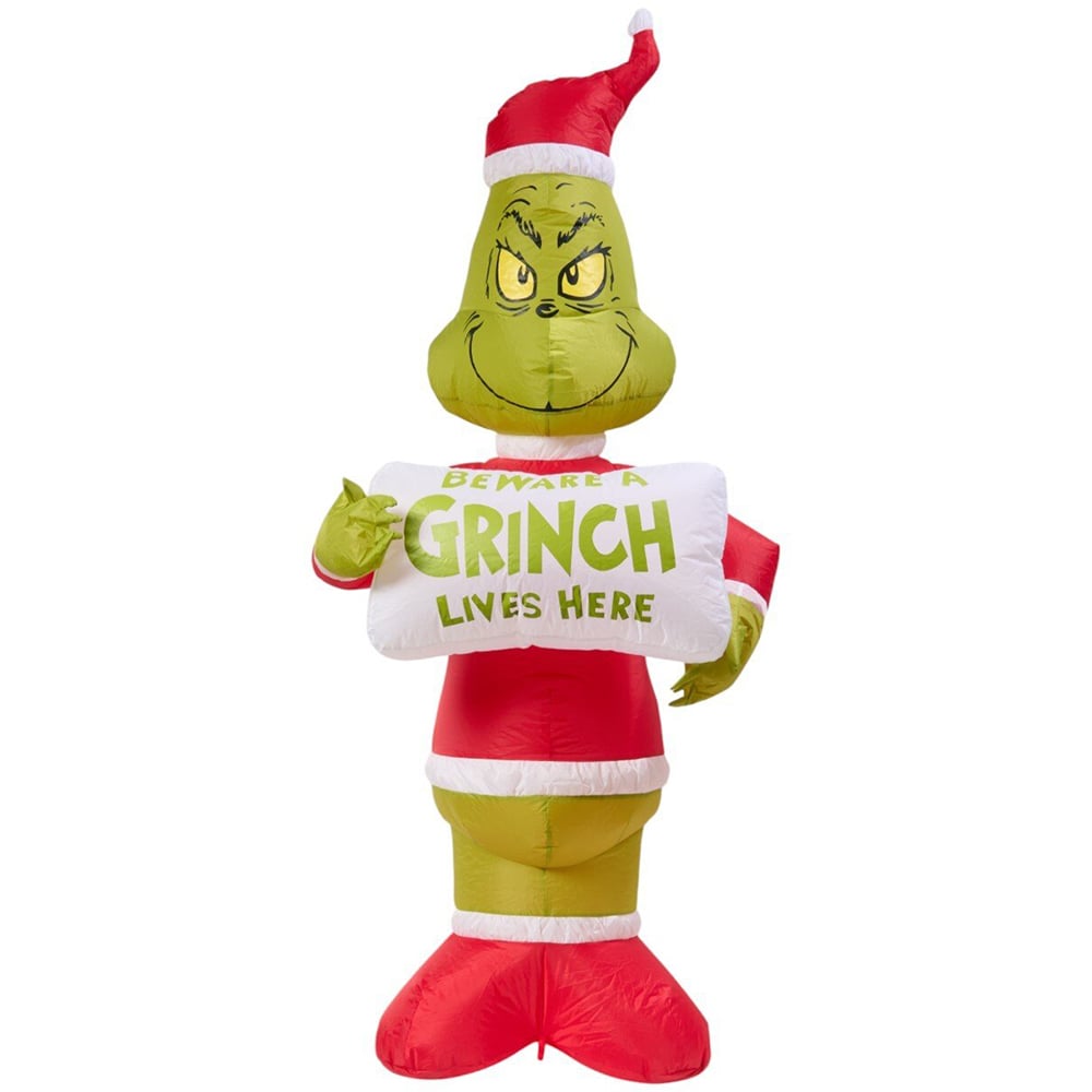 Inflatable Grinch - Green and Red Image 1