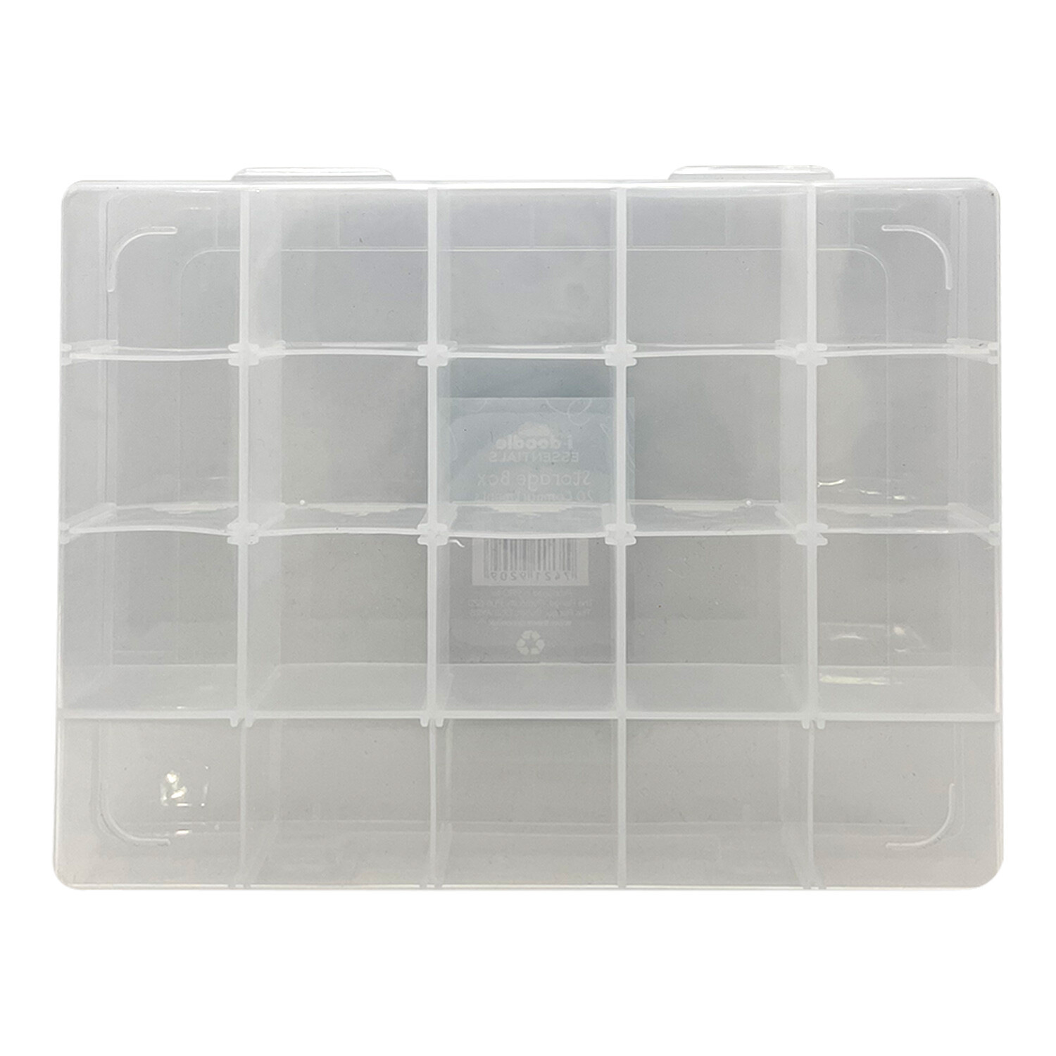 Compartment Storage Box - Clear / 20 Compartments Image 2