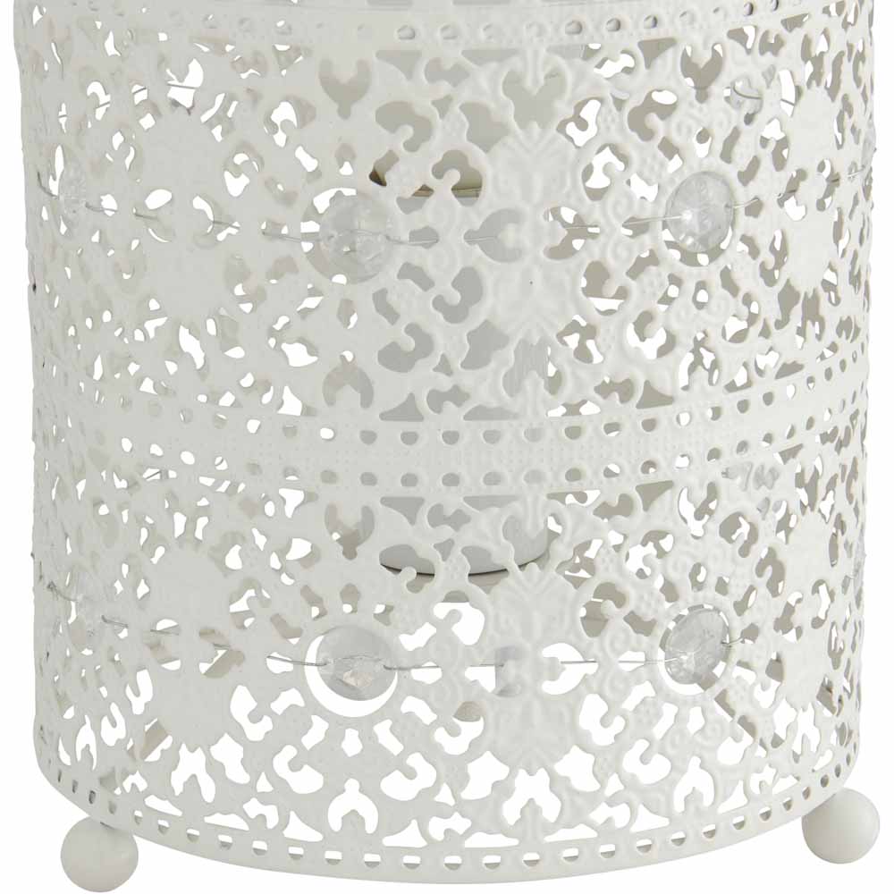 Wilko Grey Moroccan Pad Lamp Image 3