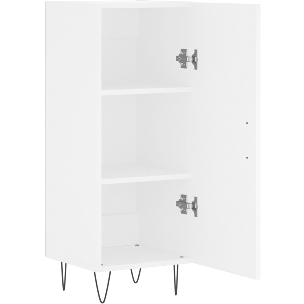 vidaXL Single Door White Sideboard Image 6