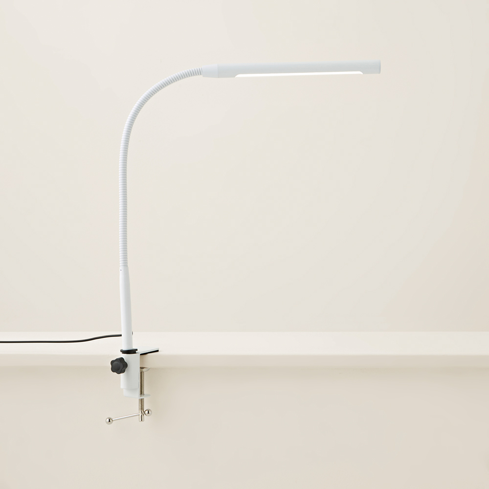 ValueLights Daylight White Clamp LED Desk Lamp Image 3