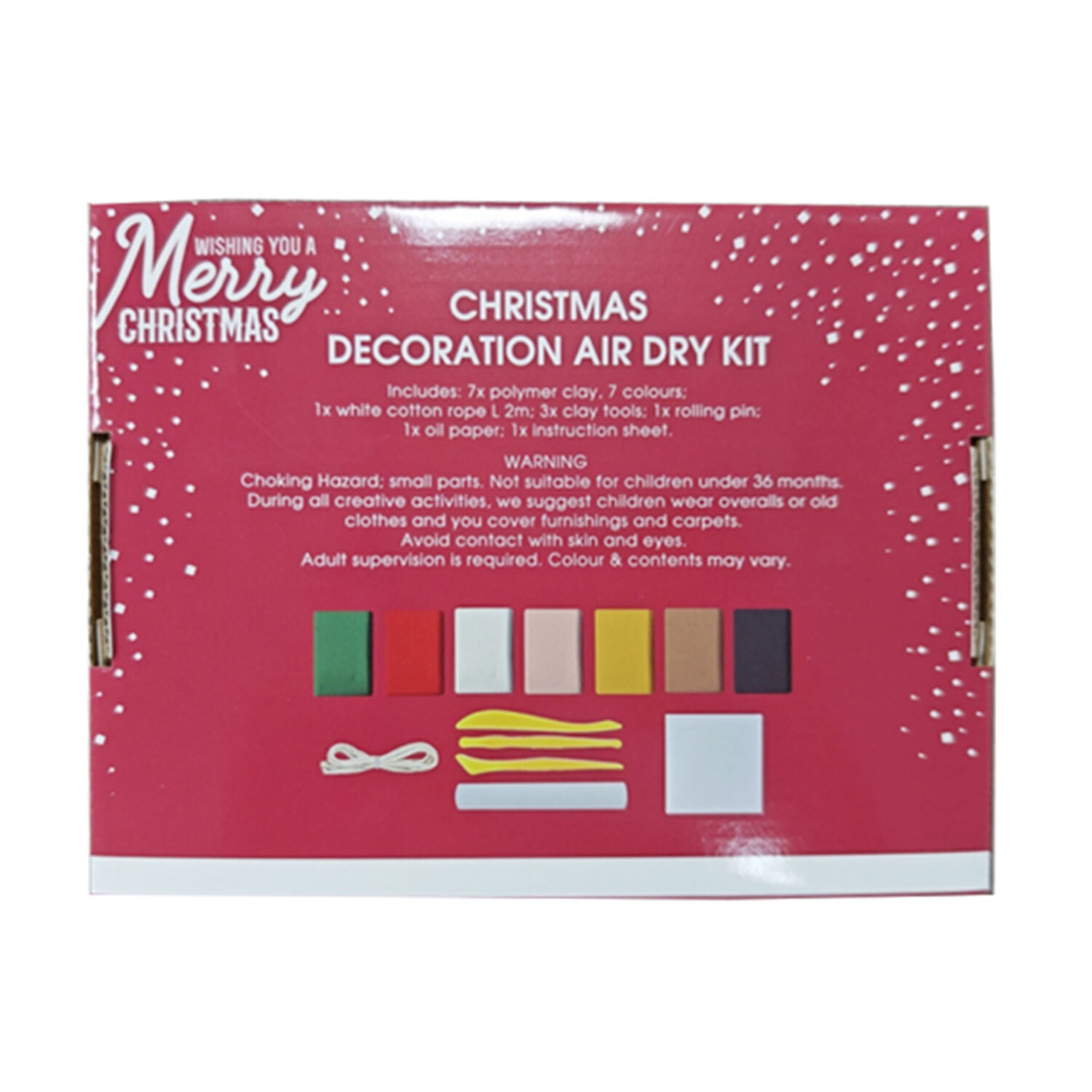 Christmas Decoration Air Dry Kit - Multicolour Image 2