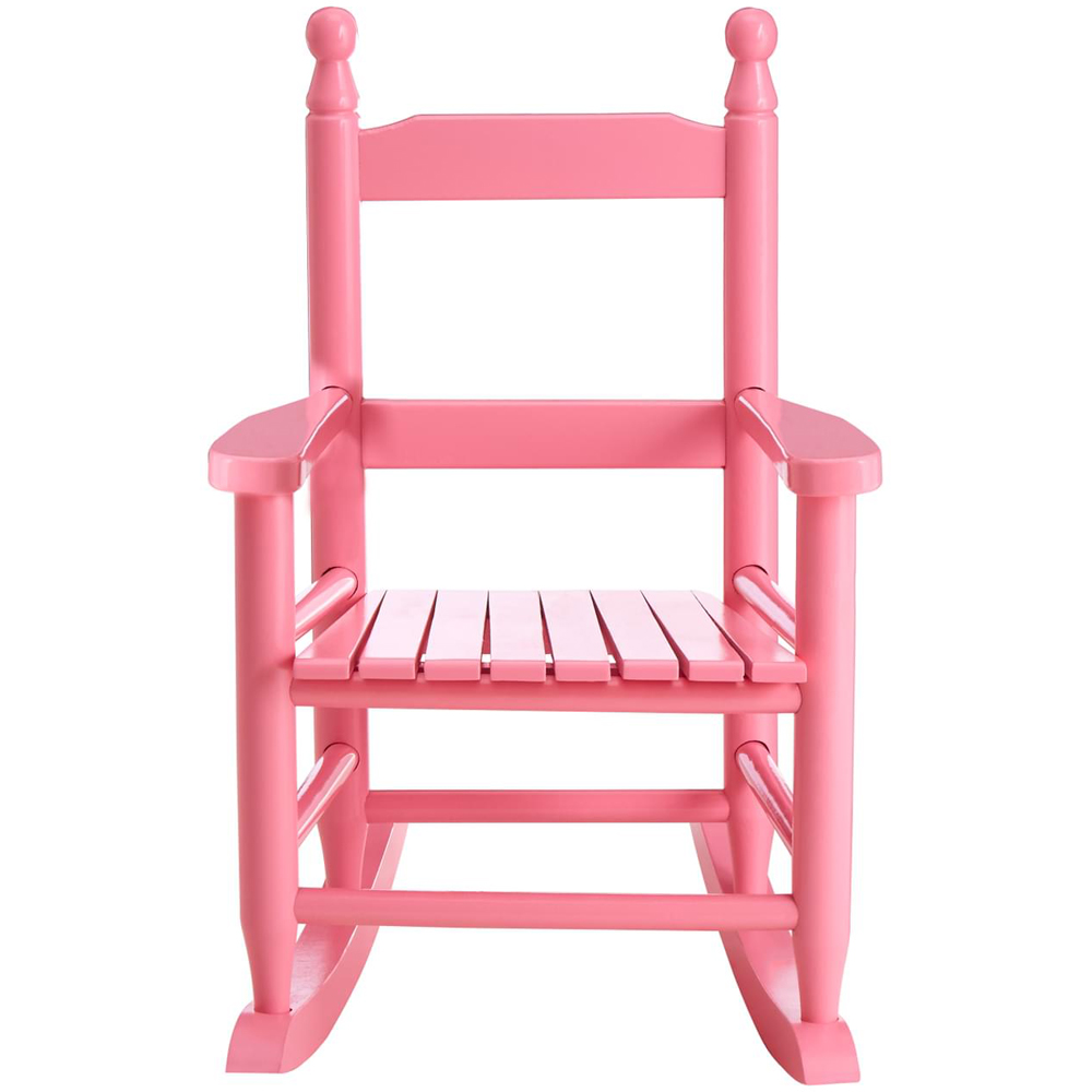 Premier Housewares Kids Pink Rocking Chair Image 2