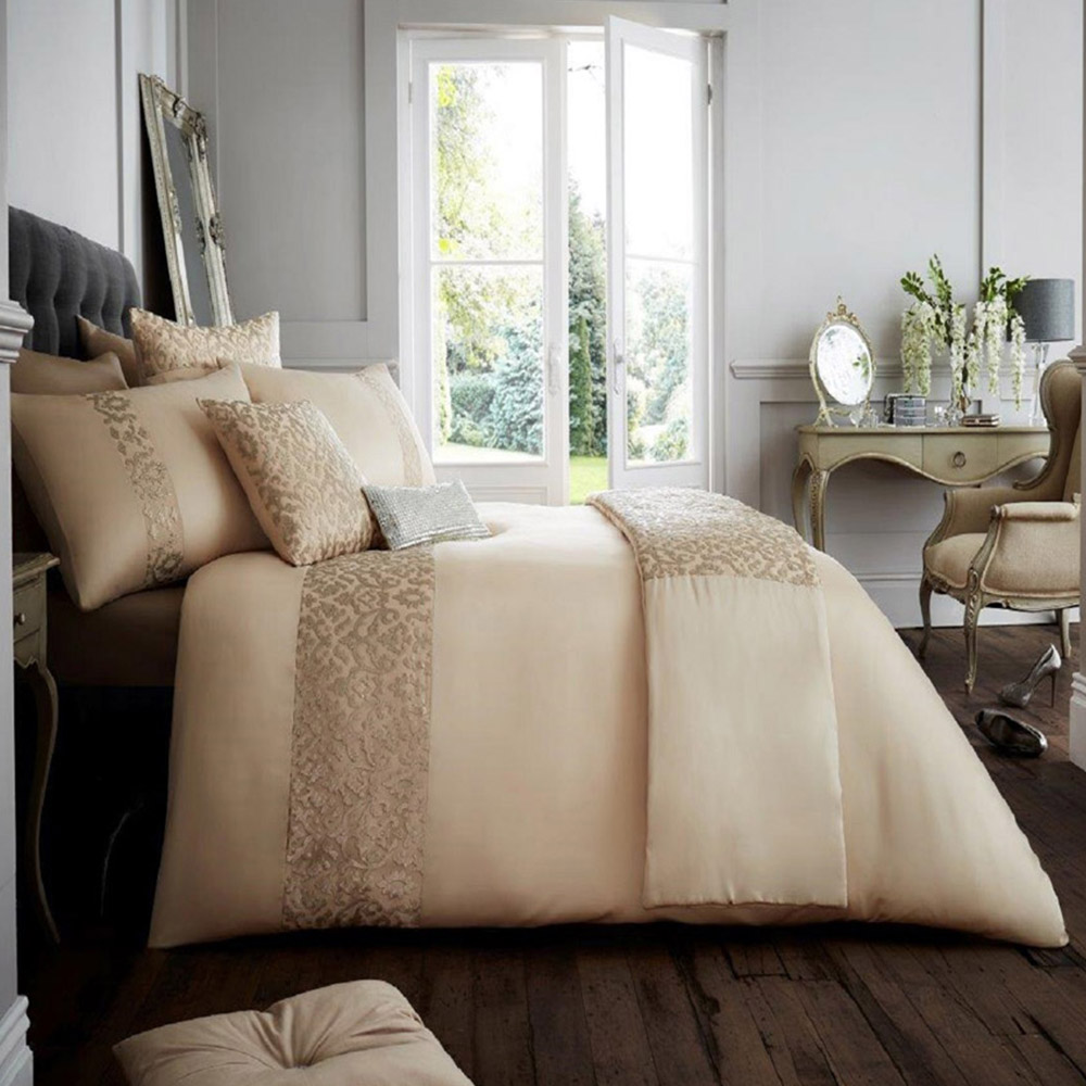 Smart Living Double Natural Venice Duvet Cover Set Image 1