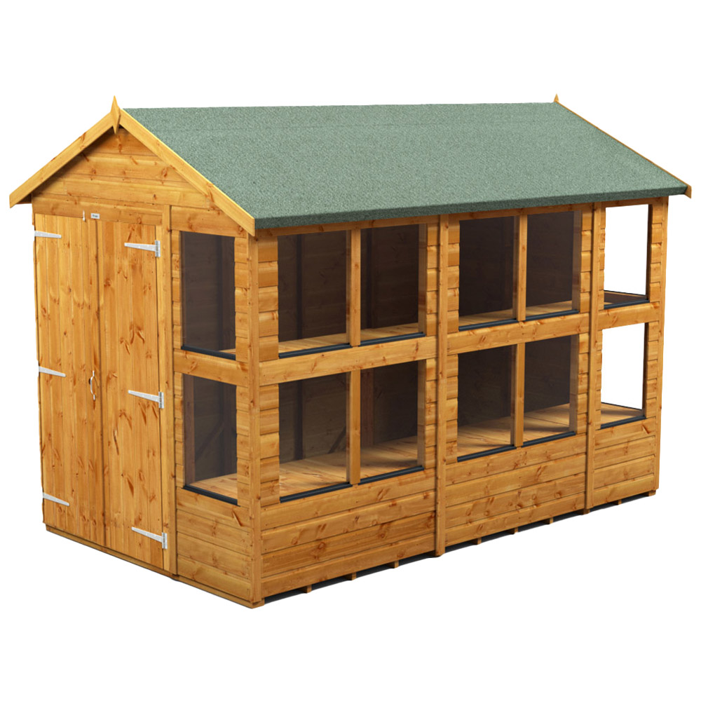 Power Sheds 10 x 6ft Double Door Apex Potting Shed Image 1