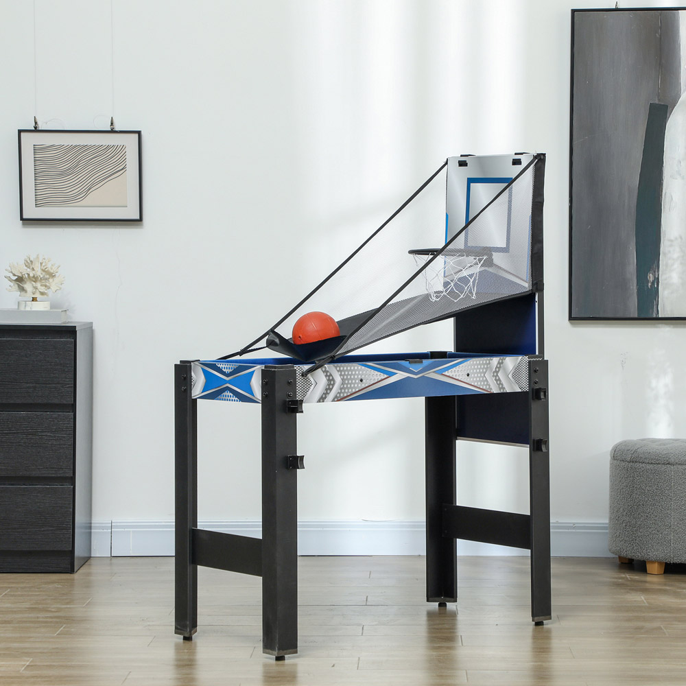 SPORTNOW 5-in-1 Blue Multi Games Table with Accessories Image 2