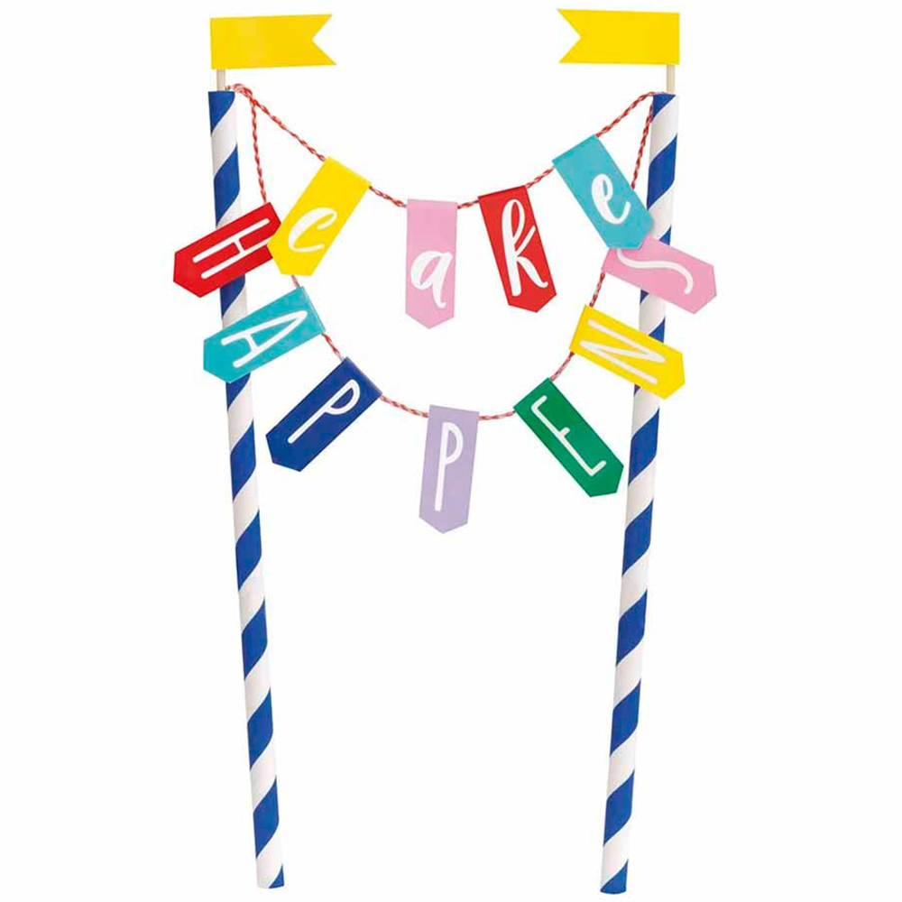 Wilko Bunting Cake Topper Image