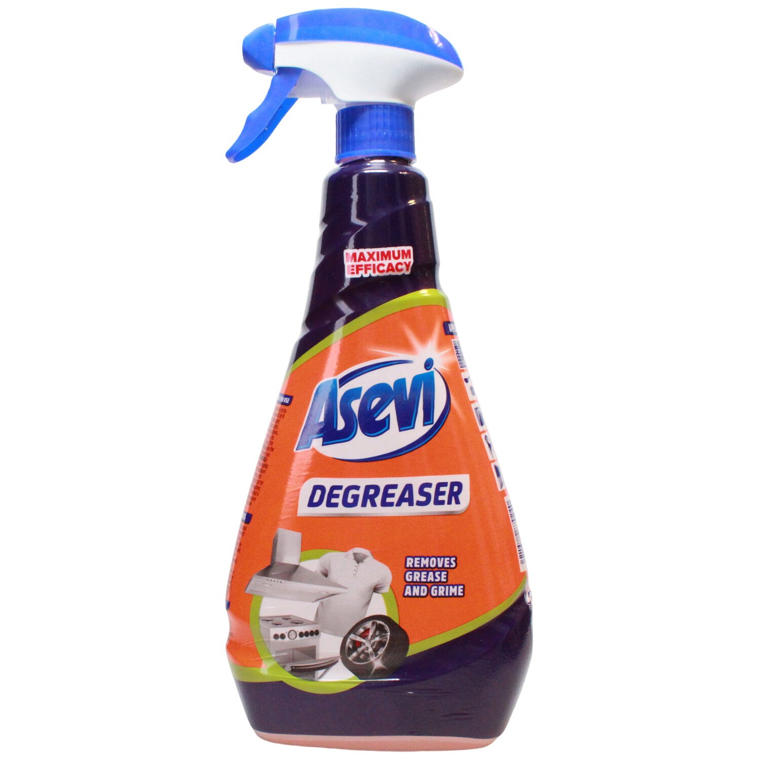 Asevi Degreaser Trigger Spray 750ml - Orange Image