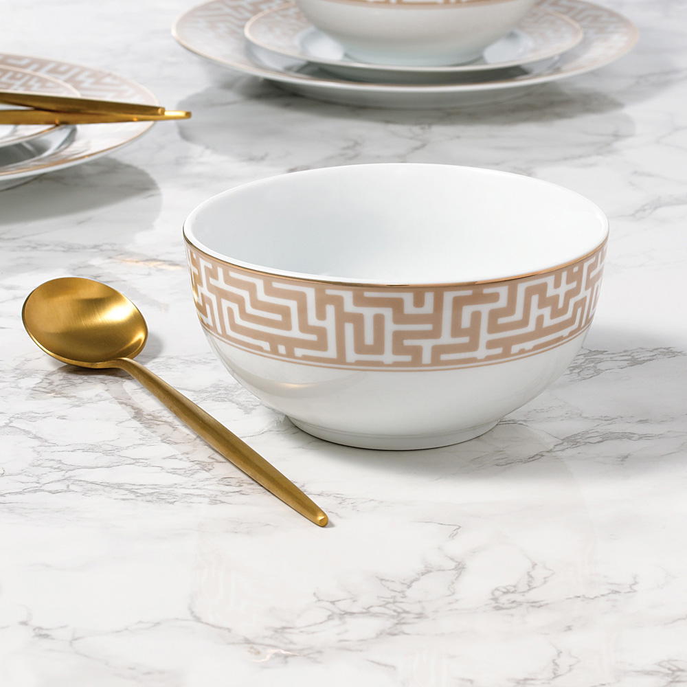 Waterside Mosaic Porcelain 12 Piece Dinner Set Image 5