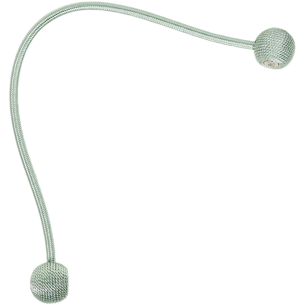 Woven Ball Magnet Tieback Sage Image 3