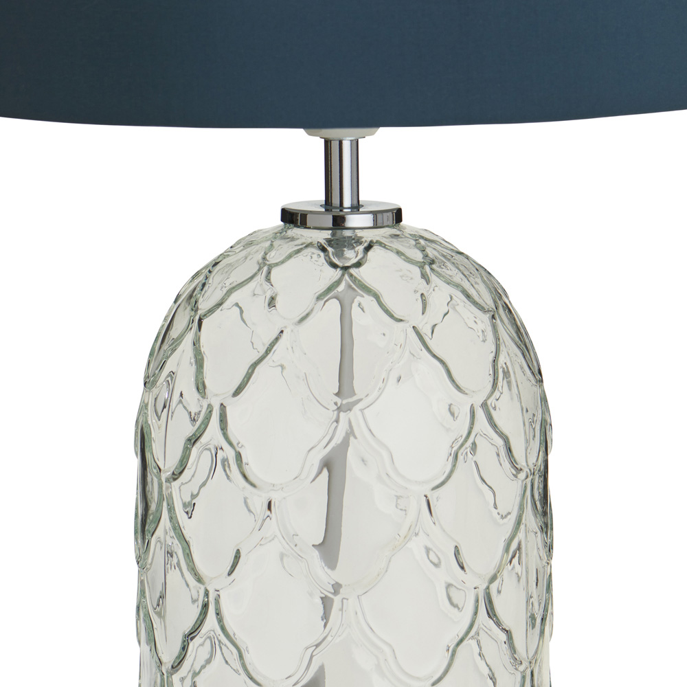 Wilko Clear Glass Trefoil Lamp Wilko