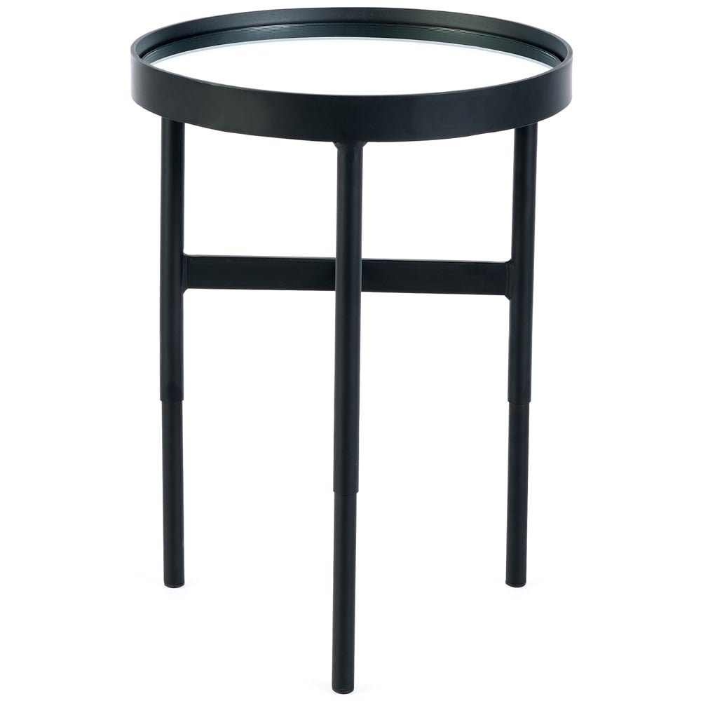 Julian Bowen Franki Mirror Glass Lamp Table Image 5