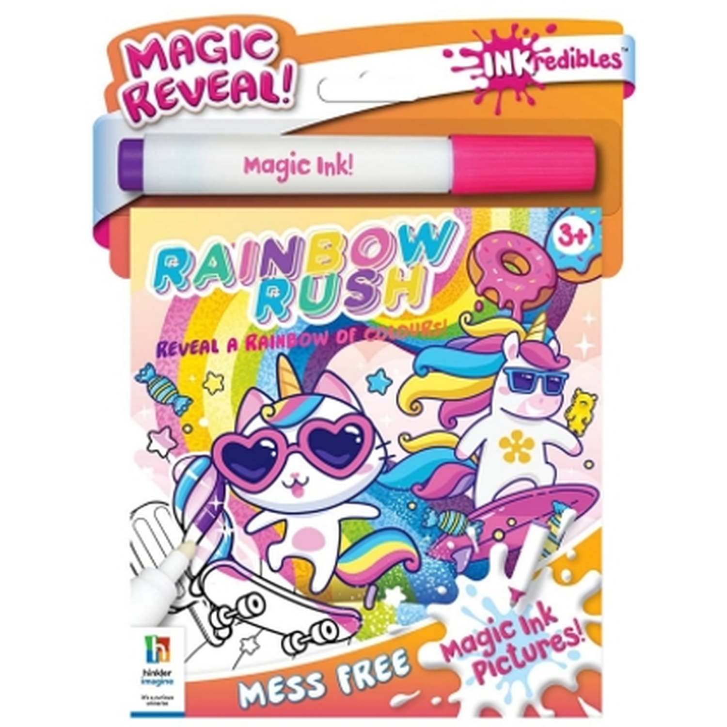 Inkredibles Magic Reveal Colouring Book Image 1