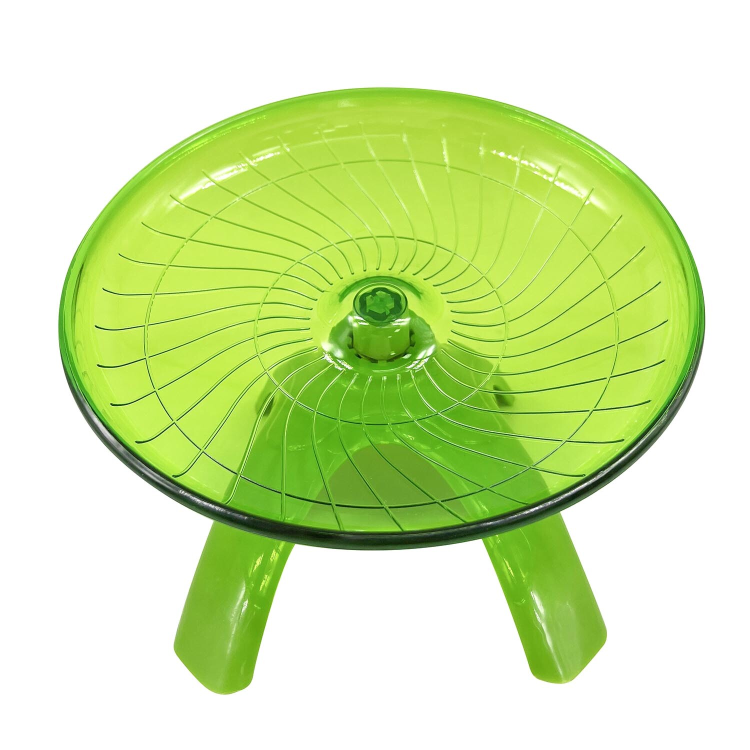 Spinning Exercise Wheel - Green Image 1