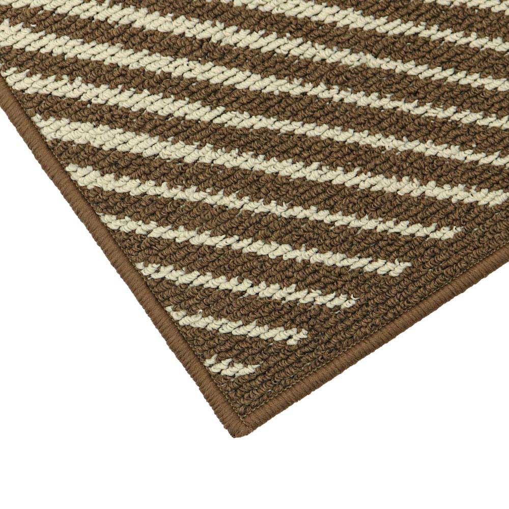 JVL Stellar Brown Indoor Machine Washable Doormat 40 x 70cm Image 3