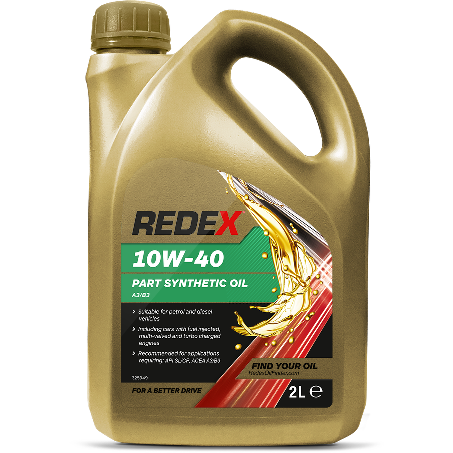 Redex 10W40 Part Synthetic Oil 2L Image